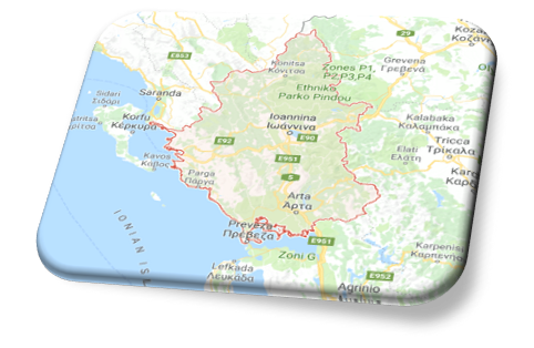 Epirus Karte